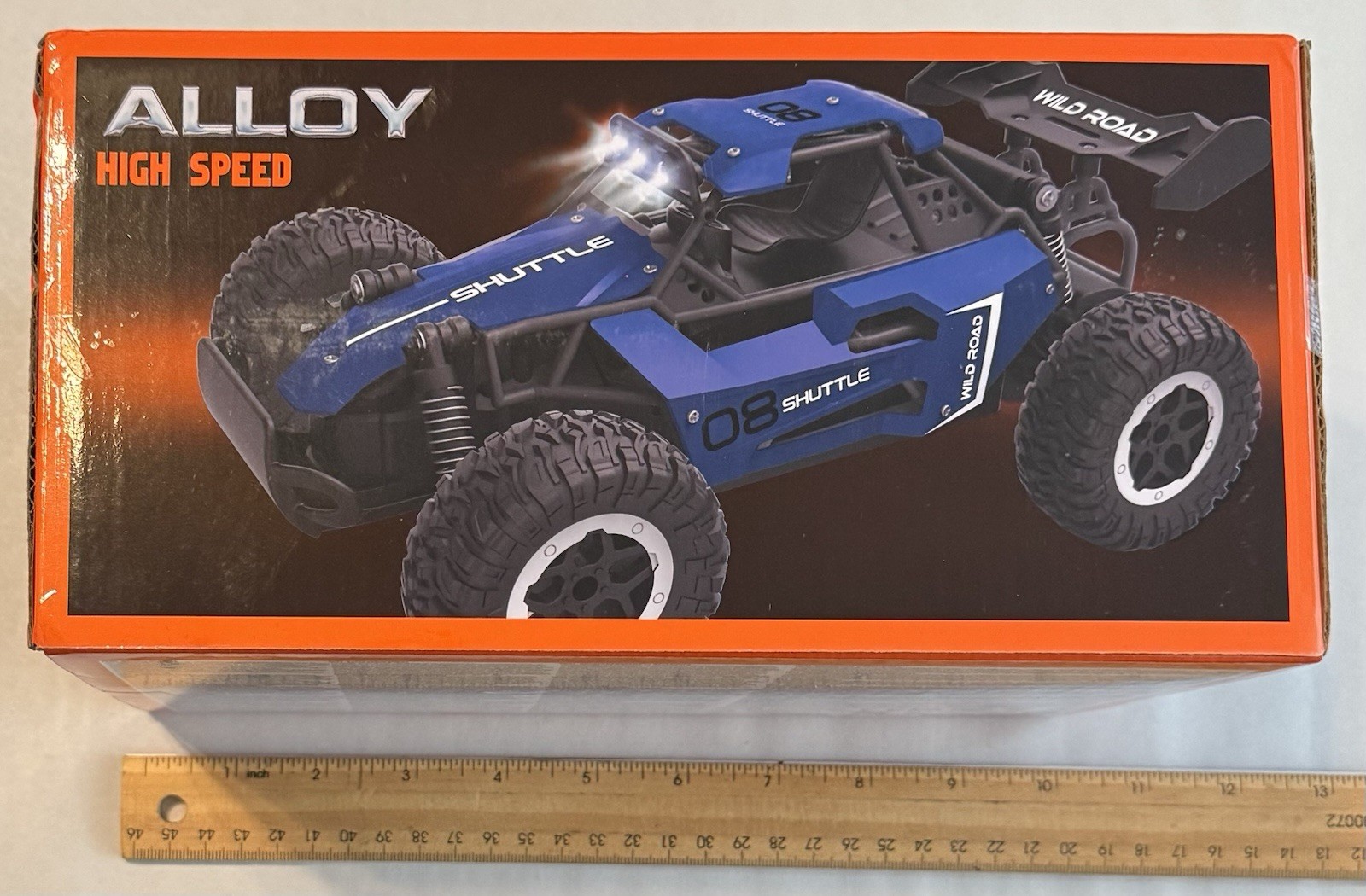 RC Car, Alloy Model,  5 Channel, Orange, New In Box