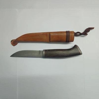 Jagdmesser mit rostfreier Damastklinge, parier & Endkappe - Bild 1 von 4
