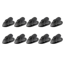 10 Pcs Rotate Headphone Clip Earphone Cord Clamp Line Nip Holder