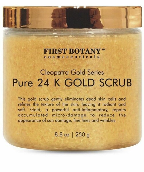 The Best 24k Gold Scrub for Face and Body 8.8 2 X Items for sale online