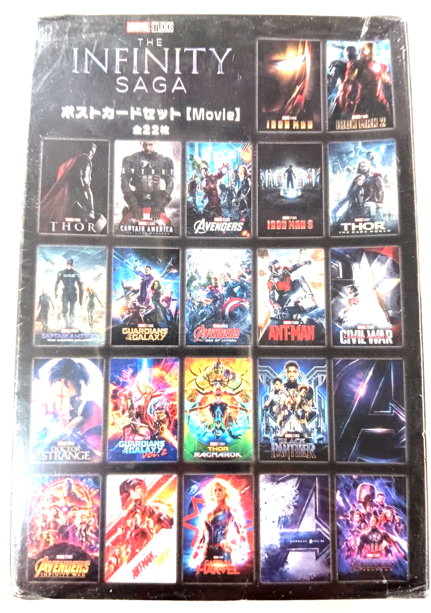 Marvel Studios The Infinity Saga Postcard Set 22 Movie Posters
