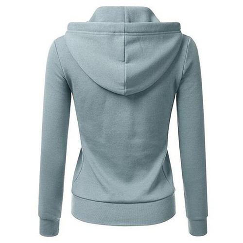 Damen Kapuzenpullover Sweatjacke Sweatshirt Hoodie Freizeit Basic Hoodie Tops - Bild 6 von 29