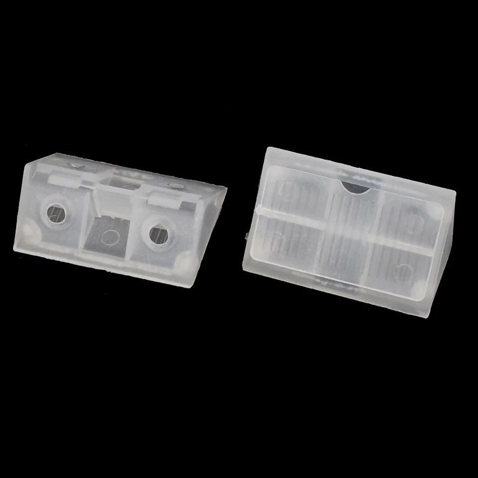 Gabinete plástico 4 orificios Estante Soportes esquina Soportes 48pz - Imagen 3 de 3