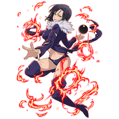 Merlin 7 Deadly Sins Kawaii Action Weatherproof Anime Sticker 6