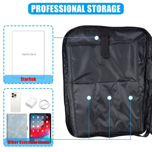 Kit de montaje en pared para Starlink Gen 3 enrutador y adaptador fuente bolsa de almacenamiento - Imagen 16 de 21
