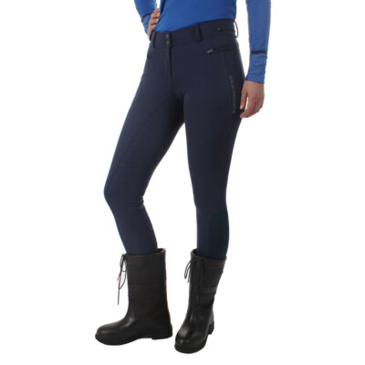 QHP Aylinn Softshell Vollbesatz Reithose Damen
