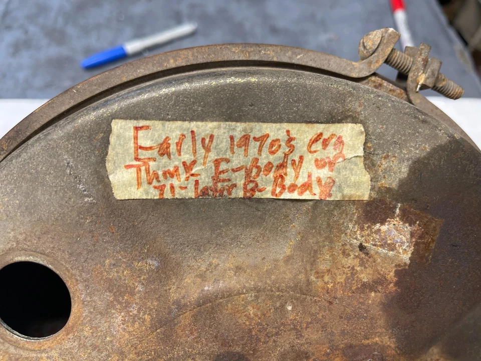 1971 道奇挑战者 动力盘制动助推器 OEM E-BODY Midland Ross 70-74 r/t — 第 2/4 张图片