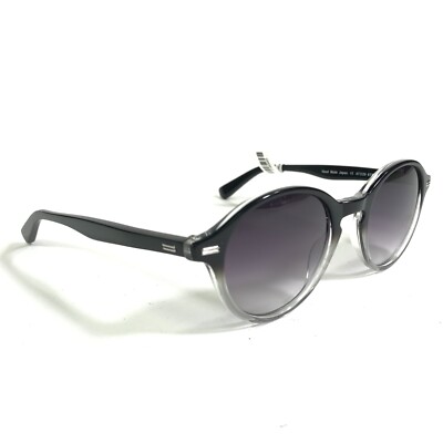 Morgenthal Frederics Sunglasses 675 TRACY Black Clear Round  display picture 2