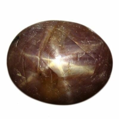 24.265 Ct ULTRA RAREST OVAL 100% NATURAL 6 RAYS RED UNHEATED INDIA STAR RUBY CAB