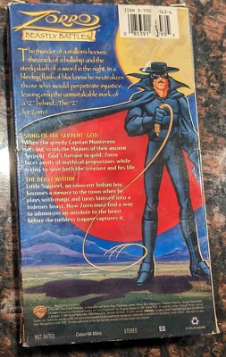 Adventures of Zorro, The - Beastly Battles (VHS, 1998) TESTED | eBay
