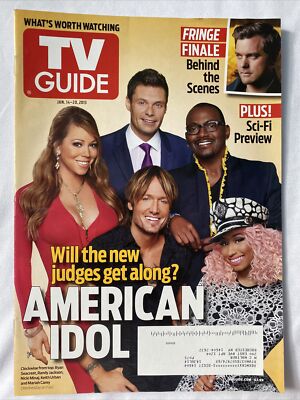 2013 Jan 14-20 TV Guide Will The New Judges Get Along? American Idol (CP91)