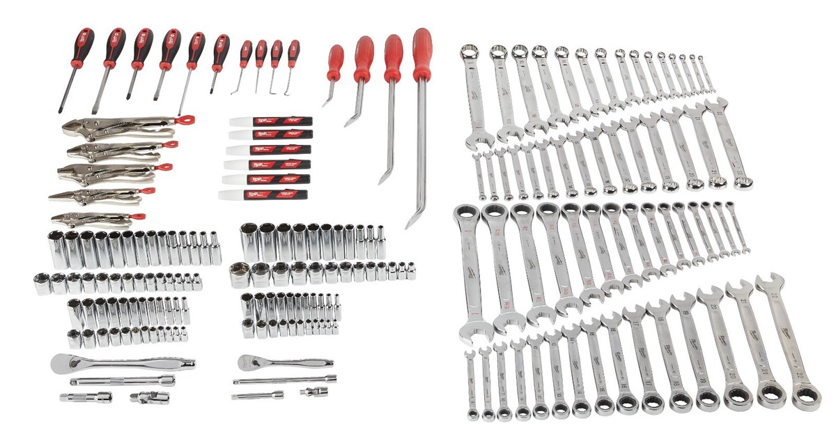 Milwaukee 48-22-9489 191 Piece Mechanic's Tool Set for sale online
