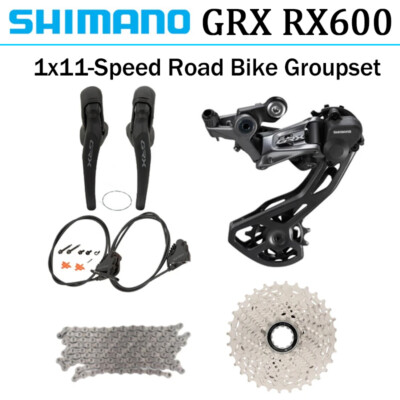 shimano st-rx600 1×11s sti SHIMANO GRX RX600 1x11-speed Road Bike Groupset Rear Derailleur