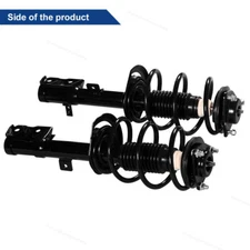 New Front Struts Shocks Pair Black Fit For 2007-2012 Dodge Caliber SE SXT