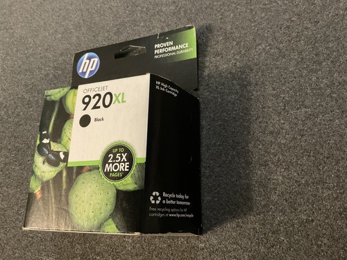 New Genuine HP 920 XL Black Ink Cartridge - Expired July 2014 - Picture 3 of 5