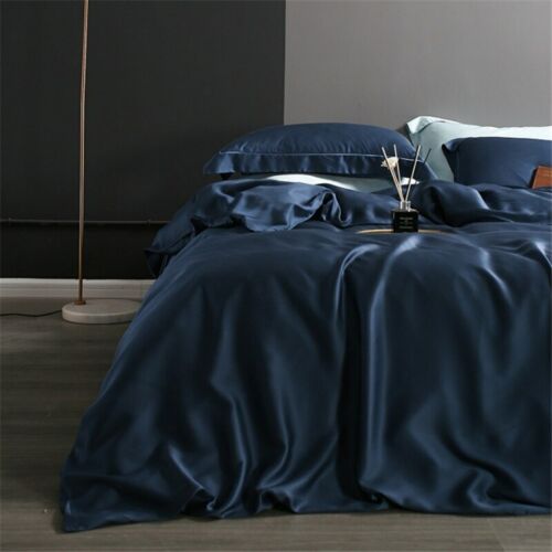 Solid Color Duvet Cover Mulberry Silk Quilt Cover  Real Silk Single Double King - Afbeelding 1 van 11