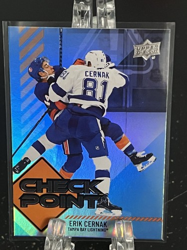 ERIK CERNAK-----2024-25 UPPER DECK----CHECK POINT----LIGHTNING