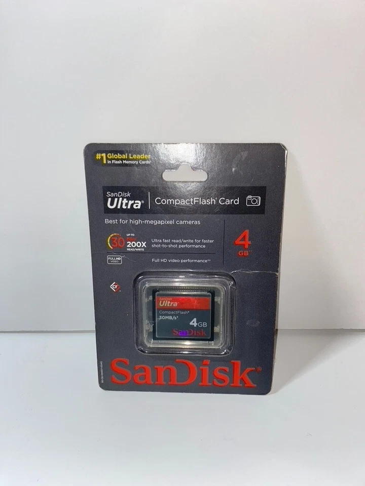 SanDisk 4 GB Ultra 30MB/s CompactFlash Memory Card (SDCFH-004G-A46) - Image 3 of 4