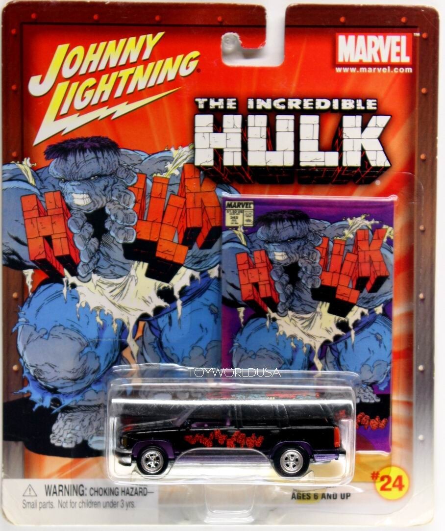 ミニカー johnny lightning marvel set of 12 2003 Johnny Lightning Marvel #24 Incredible Hulk 1997