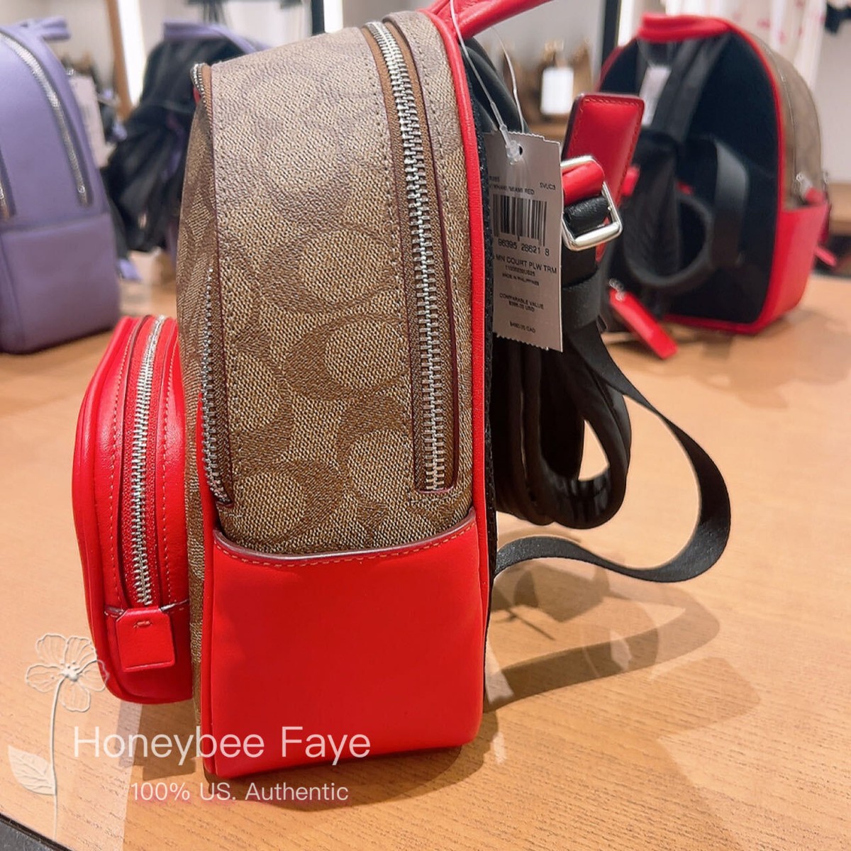 NWT Coach Mini Court Backpack CR284/CR285 | eBay
