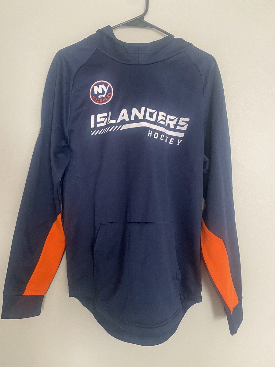 FANATICS AUTHENTIC PRO NHL MENS NEW YORK ISLANDERS HOODIE SWEATSHIRT MEDIUM  NWT