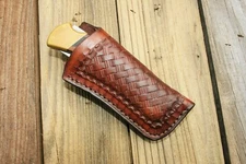 Custom Leather Sheath for Buck 110