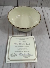 Lenox Rose Blossom Bowl 4.5 in, Has Box with Certificate