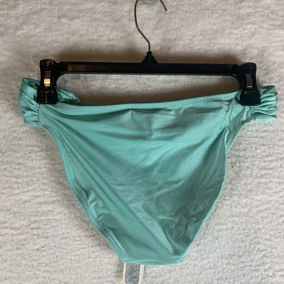 Parte inferior de bikini acanalada Aqua Swim para mujer pequeña Aqua poliéster elástico regular S9806 Foto 4 de 4