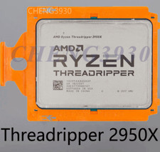 AMD Ryzen Threadripper 2950x CPU 16 cores 32 threads 3.50ghz 180w str4 processor