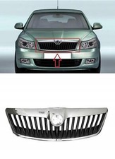 SKODA OCTAVIA 2009-2013 MAIN GRILLE COMPLETE FRONT WITH CHROME MOULDING NEW