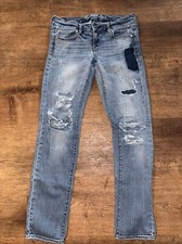 Lot Of 4 Blue American Eagle Woman s Jeans Size 4