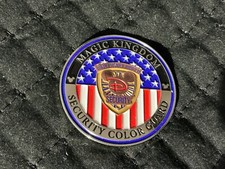 Walt Disney World Magic Kingdom Flag Retreat Ceremony Challenge Coin