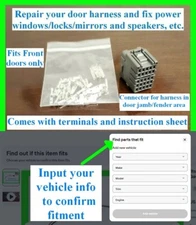 fits Honda Civic CRV Prelude Integra Door Jamb Harness Repair Connector Wiring