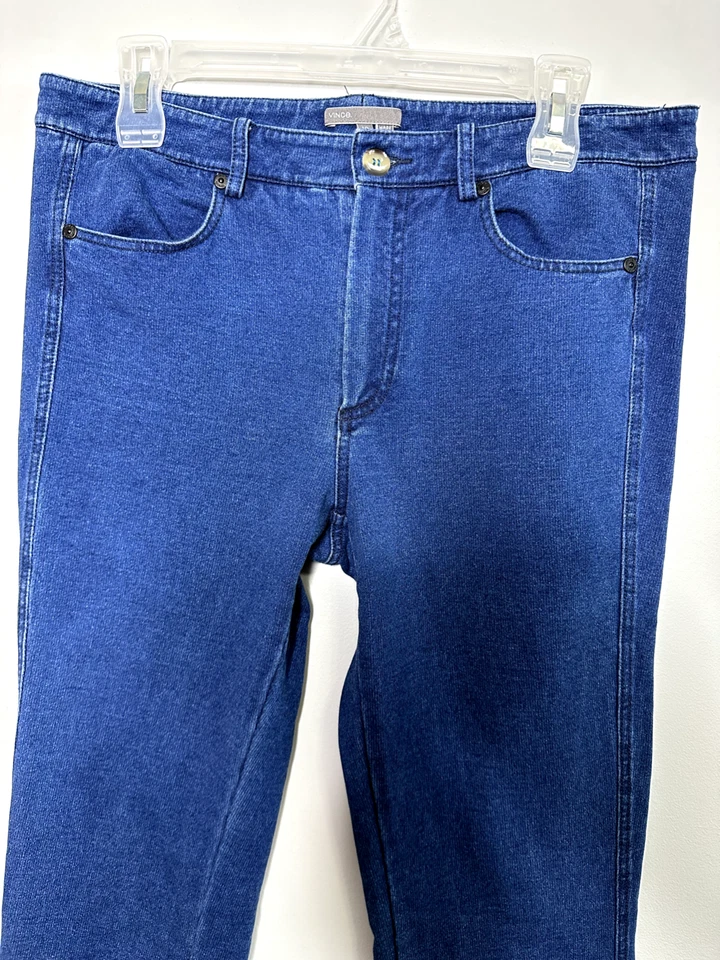 VINCE Ajustado Elastizado Azul DENIM Bolsillos JEANS Leggings Jagens Mujer Talla 10x33.5 Foto 2 de 4