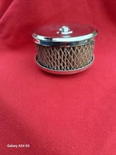 Air Cleaner 4 Inch Chrome Mr Gasket Cal Custom Hot Rat Rod Motorcycle Used Nice