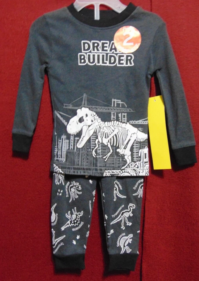 DREAM BUILDER Size 24M Dinosaur 2 pc. PJ's by Kidgets NEW W/ TAGS! - Image 3 of 4