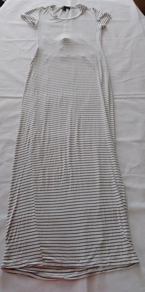 Ladies Maxi Dress Primark Size 14 Short Sleeve Back Cut-out Striped White 12065 | eBay UK Ladies Maxi Dress Primark Size 14 Short Sleeve Back Cut-out Striped White 12065 | eBay UK