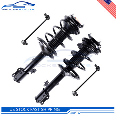 4 Pcs For 2001 2002 2003 2004 2005 Toyota RAV4 Front Struts & Sway