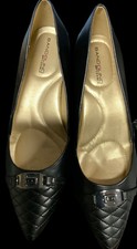 BANDOLINO B-FLEXIBLE BLACK LADIES PUMPS SZ 8.5 M