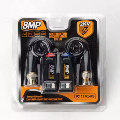 CCTV Video Balun 4K 8MP HD CAT5 E CAT6 BNC CVI TVI AHD CVBS NEUE VERSION 2020