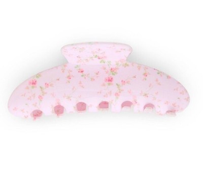 Love Shack Fancy x Goody Pink Rose Claw Clip Loveshack Fancy X Goody Large Claw Clip Pink HTF | eBay main image 3
