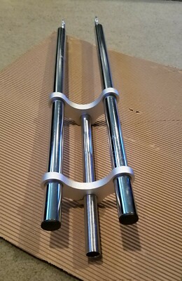 Chopper Bike Fork F&R TRIPLE TREE Chrome Chopper BICYCLE FORK