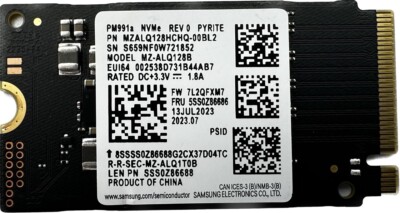 Samsung PM991 128GB M.2 NVMe SSD PCIe 3.0 x4 2242 PC Laptop Notebook Festplatte