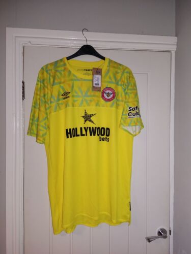 BRENTFORD FC Goalkeeper Shirt Bnwt Size XXL Mens