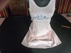 jolie combinaison & fond de robe vintage jolie dentelle T46 fait 42  ref 31TPO
