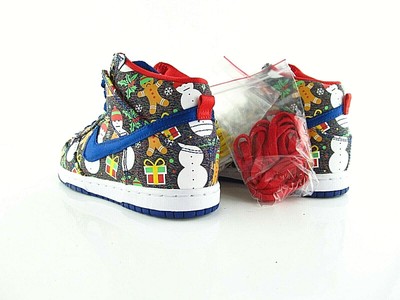 Nike SB Dunk High Concepts Ugly Christmas Sweater 2017 (PS) AO1557 446  Eur_31.5 | eBay