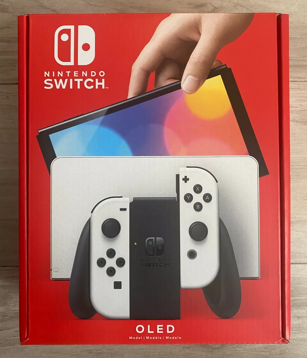 Nintendo Switch – OLED Model w/ White Joy-Con