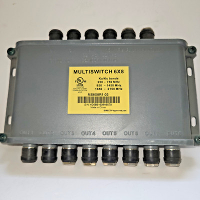 DIRECTV Wideband 6X8 Multiswitch KA/KU MS6X8R1-03 DTV Satellite NIB