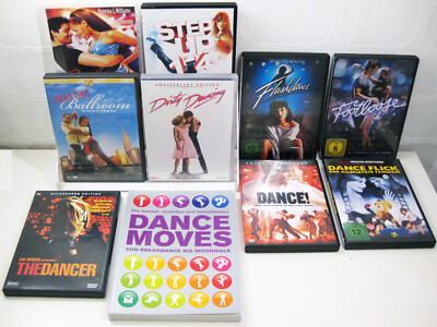 Tanzfilm DVD Paket: Dance with me. Dirty Dancing. Footloose. Step Up 1-4. Dance!