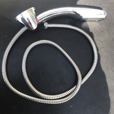 Shower head with 4 feet stainless steel hose and wall mount diameter 2cm